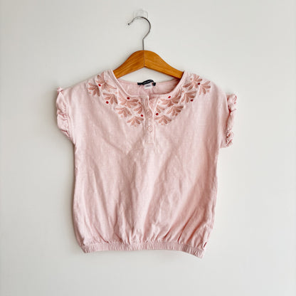 Embroidered Pink Tee (5T)