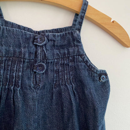 Denim Romper (6-12M)