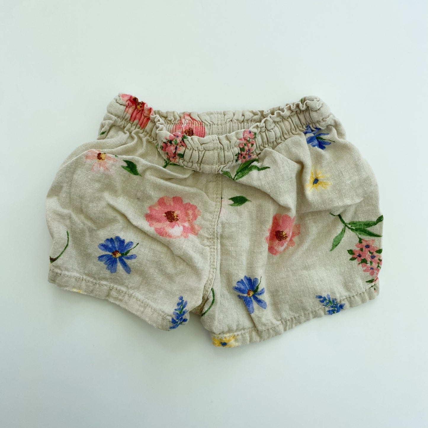 Floral Linen-Like Shorts (18-24 M)