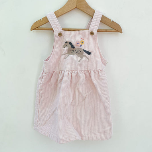 Pink Corduroy Dress (9-12M)