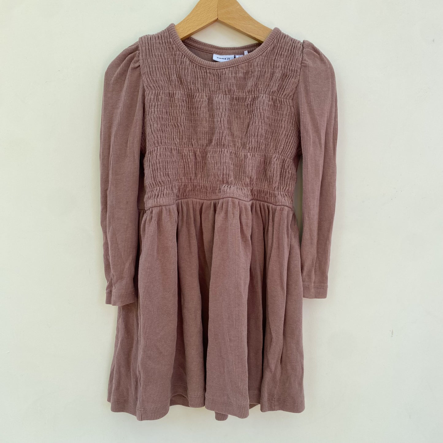 Purple Ribbed Dress (4T)