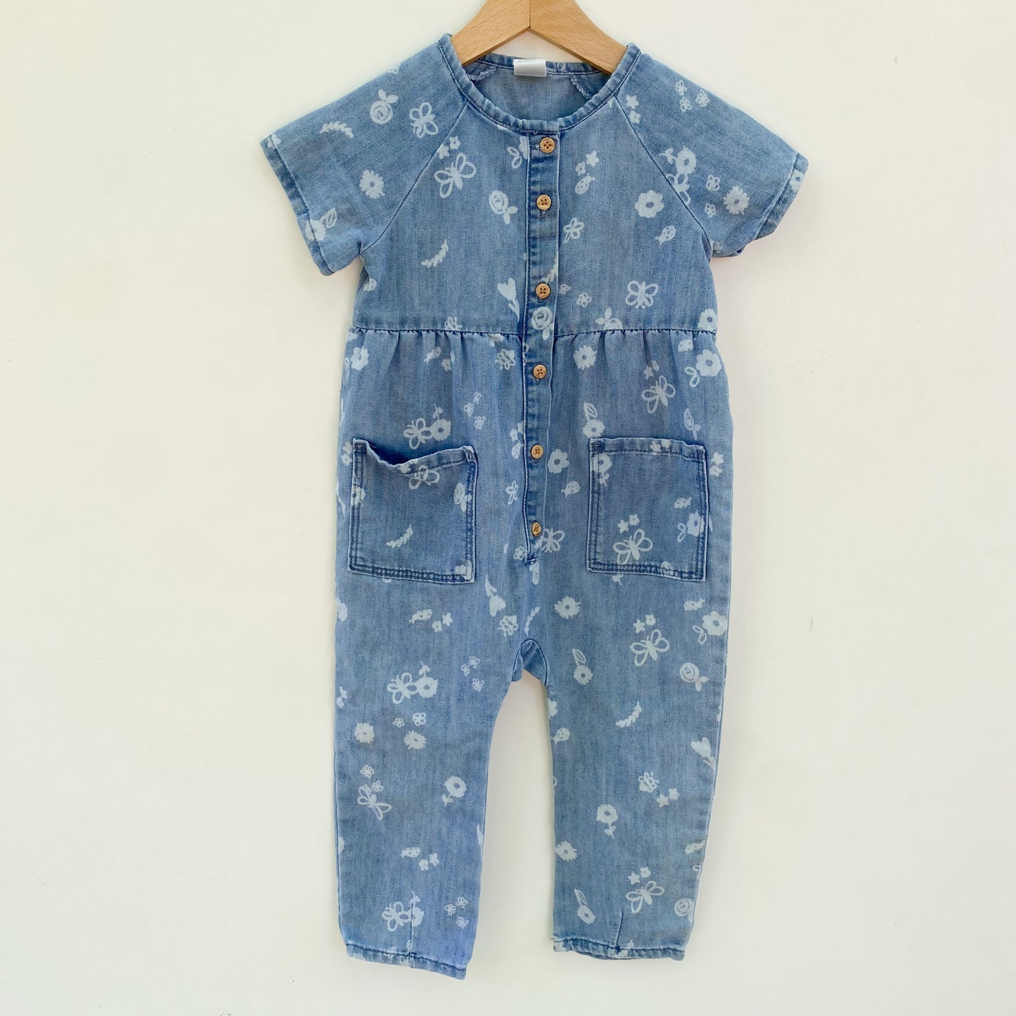 Floral Boiler Suit/ Romper (2T)