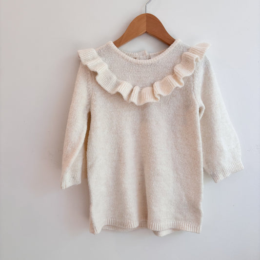 Cream Sweater Dress (9-12M)
