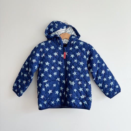Quilted Star Print Jacket (3-4Y)