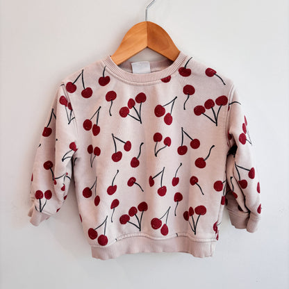 PLAY - Cherry Print Sweatshirt (12-18M)
