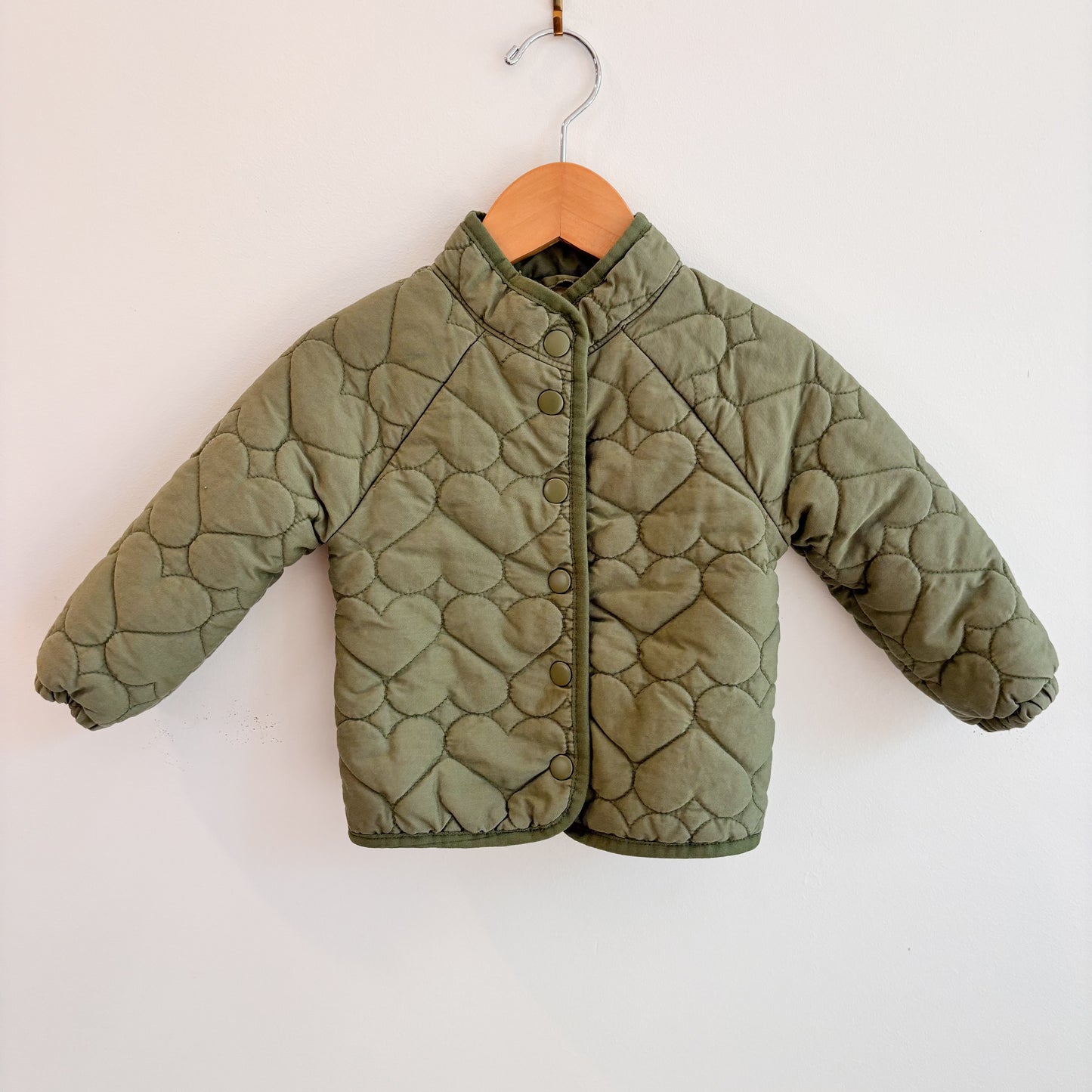 Green Quilted Jacket (12-18M)