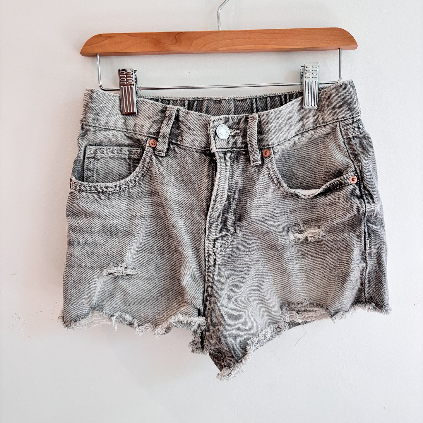 Grey Denim Shorts (11-12Y)
