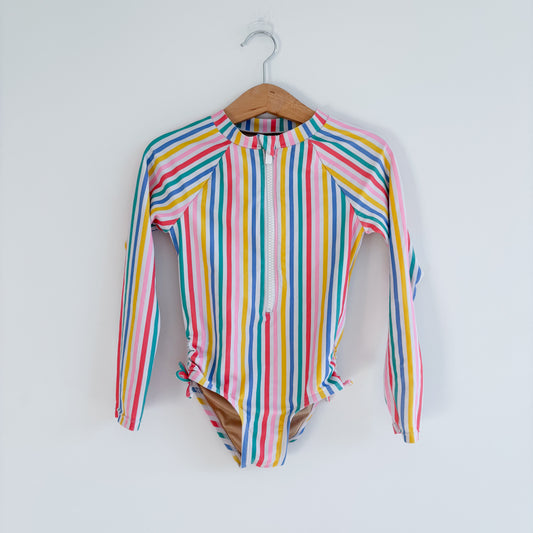 Striped Swim Suit (4T)