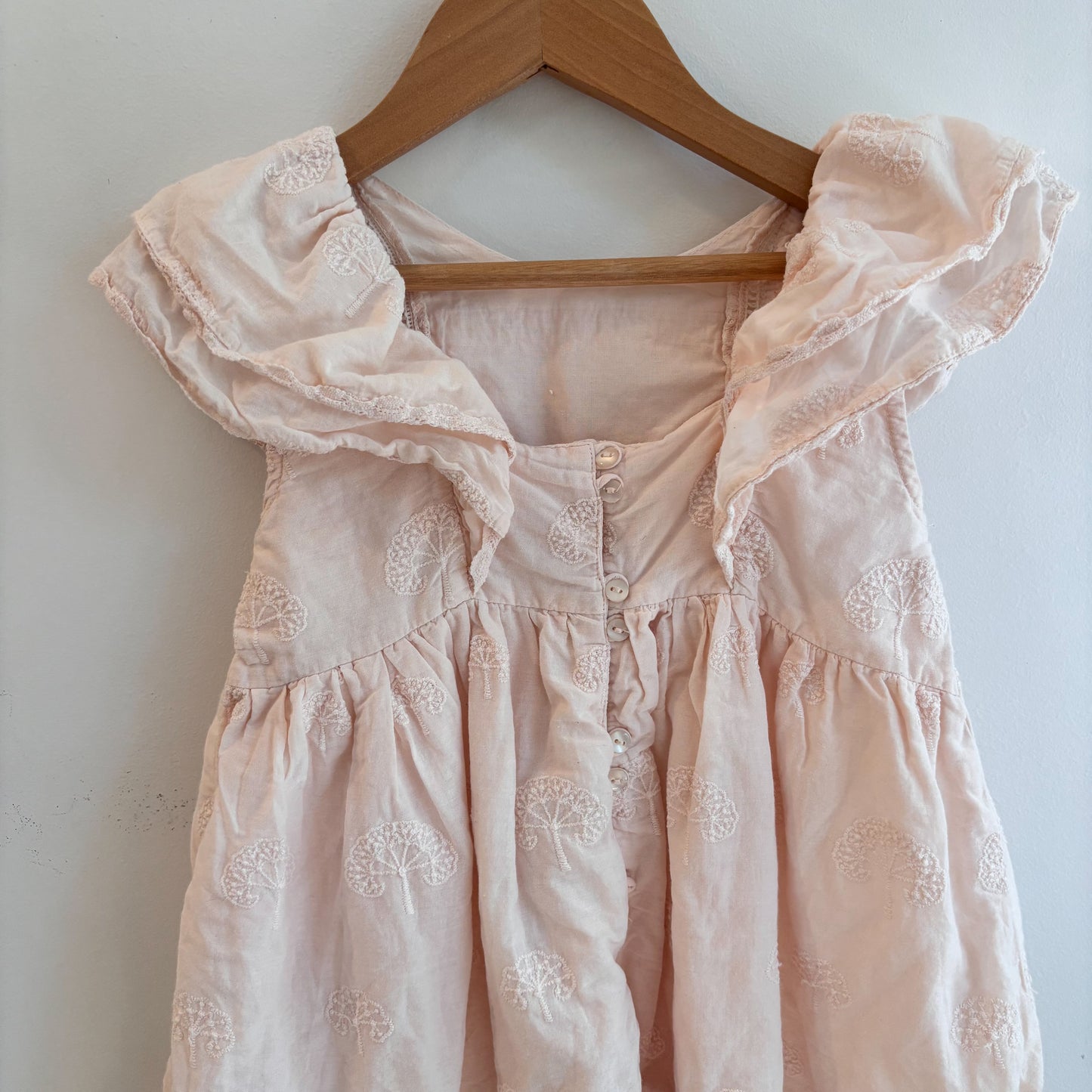 Pale Pink Embroidered Dress (3-4Y)