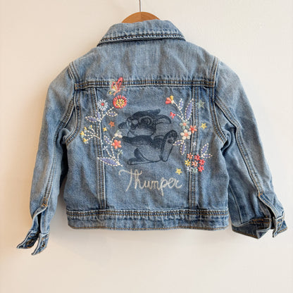 Rabbit Character Jean Jacket (2T)