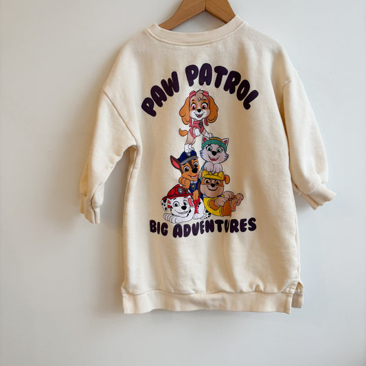 Dog Team Sweatshirt Dress (4-5Y)
