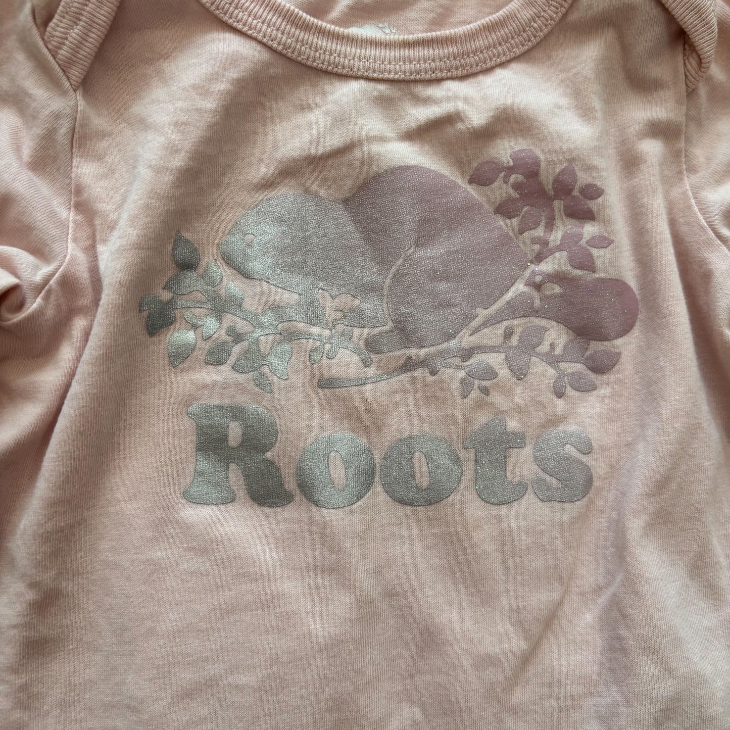 Pale Pink Logo Bodysuit (6-12M)