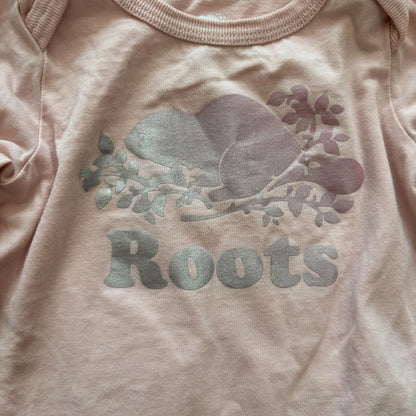 Pale Pink Logo Bodysuit (6-12M)