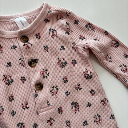 Footless Waffle Sleeper (6-9M)