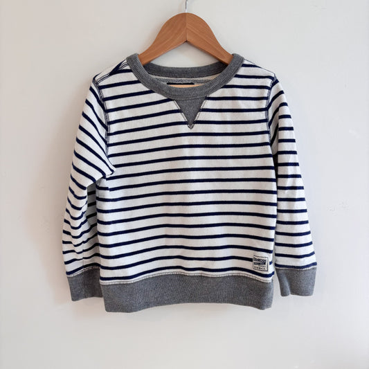 Striped Crewneck Sweatshirt (4-5Y)