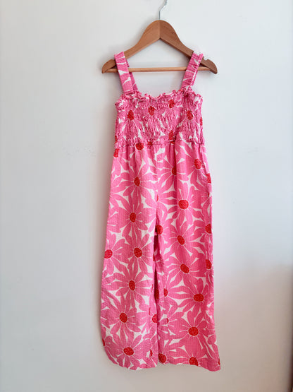 Pink Floral Romper (5-6Y)