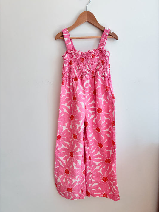 Pink Floral Romper (5-6Y)
