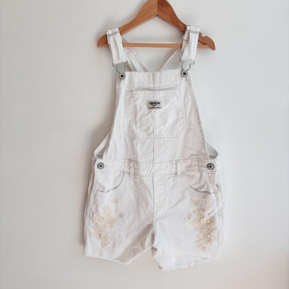White Embroidered Shortalls (8Y)