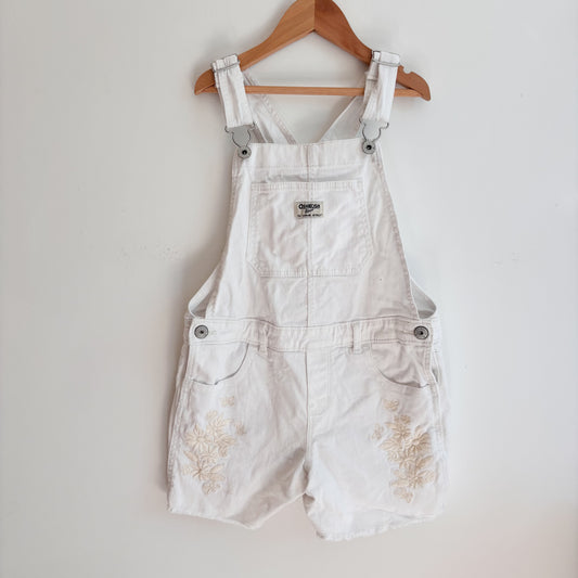 White Embroidered Shortalls (8Y)