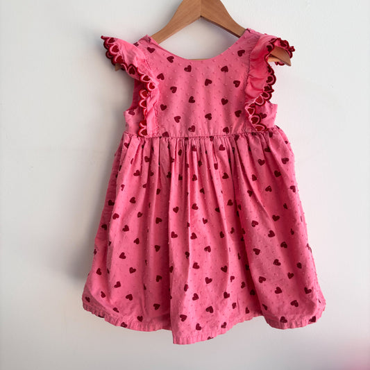 Pink Heart Dress (3T)