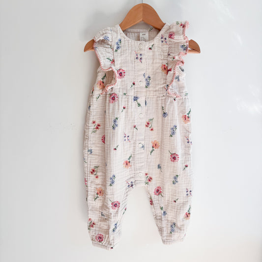 Muslin Sleeveless Romper (12-18M)