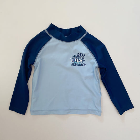 Blue Rash Guard (12-18M)