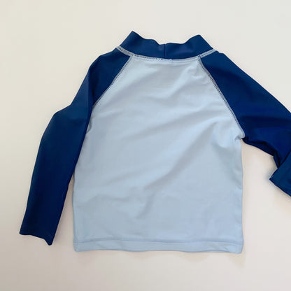 Blue Rash Guard (12-18M)