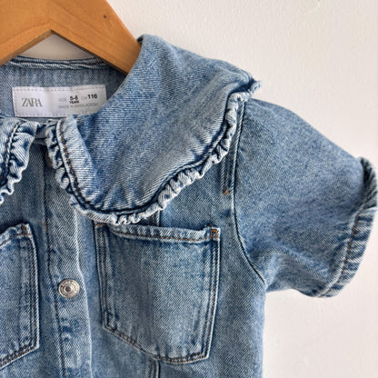 Denim Dress w/ Collar (5-6Y)