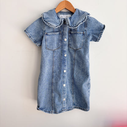 Denim Dress w/ Collar (5-6Y)