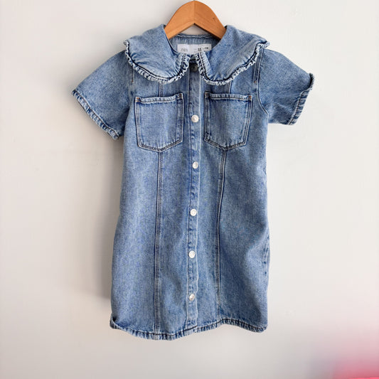 Denim Dress w/ Collar (5-6Y)