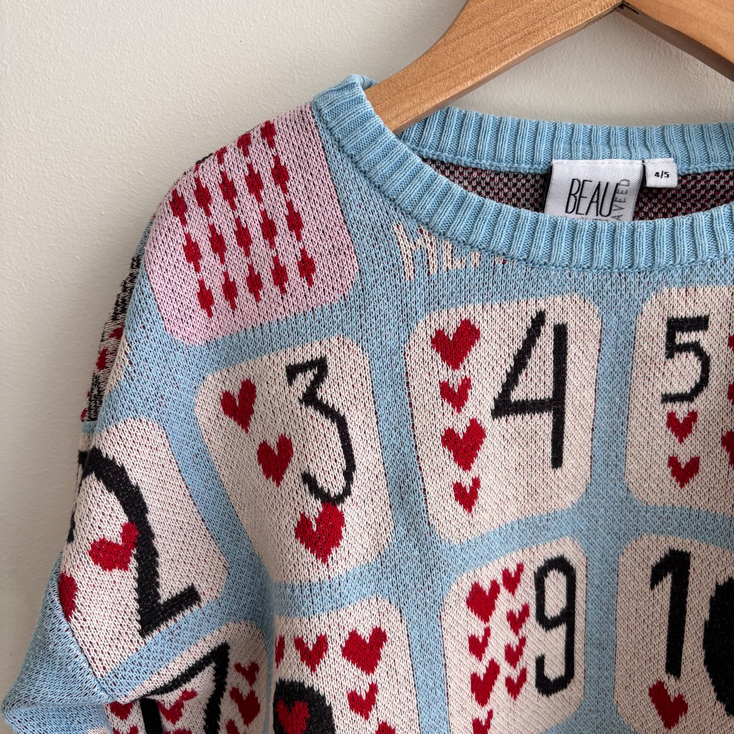 Playing Card Sweater (4/5Y)
