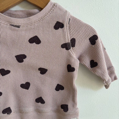Heart Waffle Tee (0-3M)