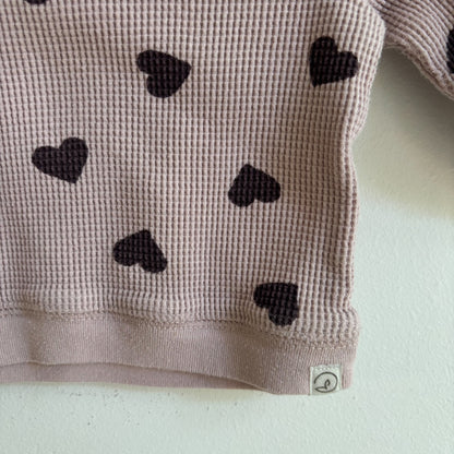 Heart Waffle Tee (0-3M)