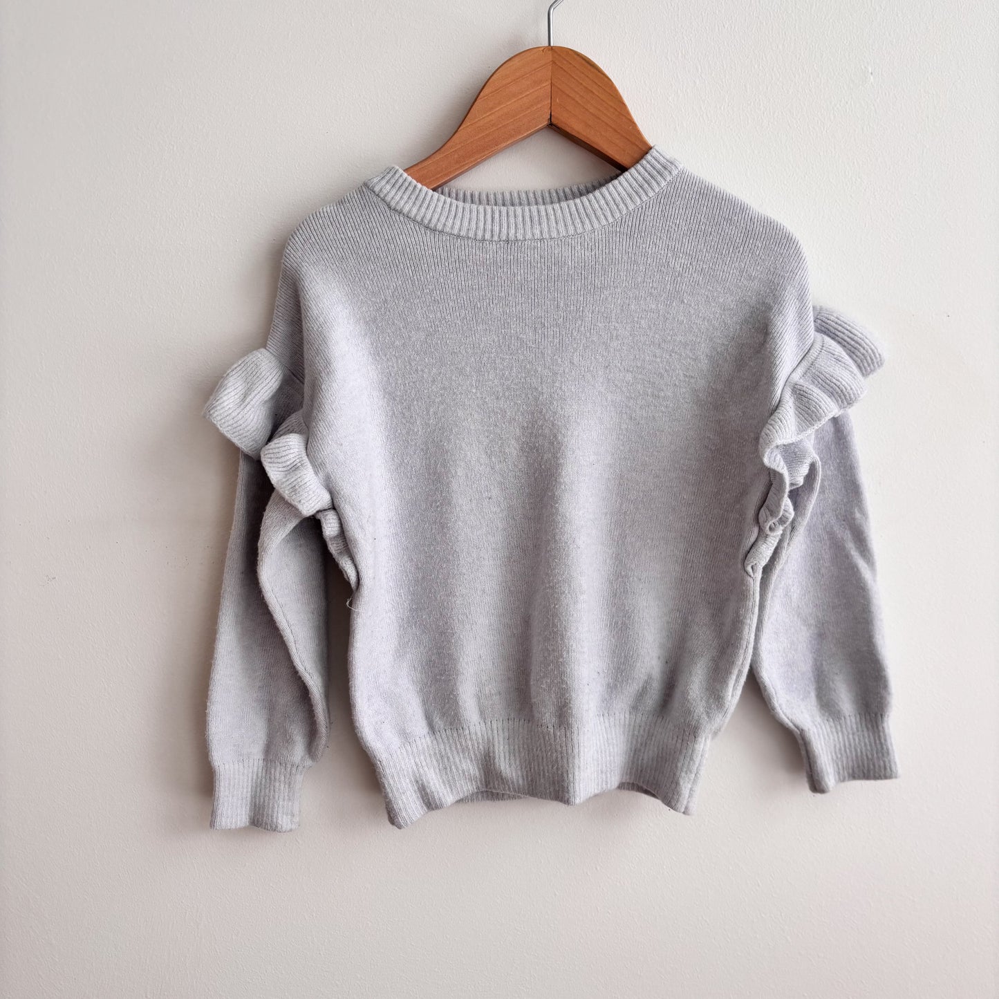 Light Blue Ruffle Sweater (4Y)