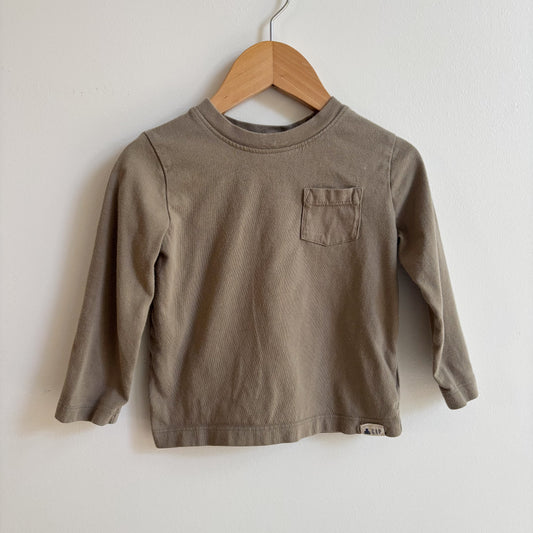 Olive Green Long Sleeve Shirt (2T)