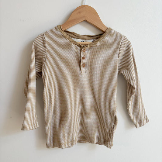 Ribbed Long Sleeve Shirt (3/4T)
