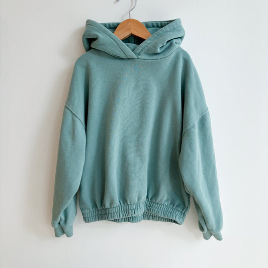 Turquoise Semi-Cropped Hoodie (10Y)
