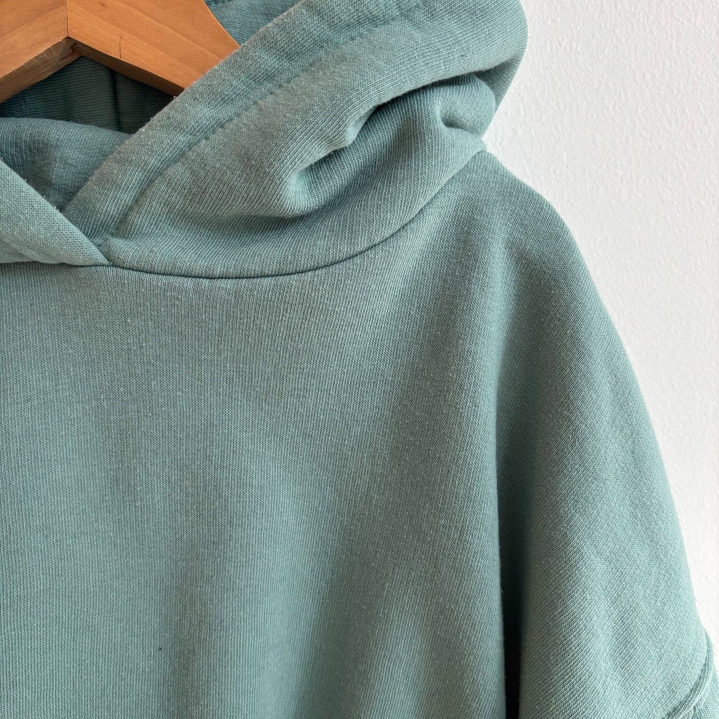 Turquoise Semi-Cropped Hoodie (10Y)