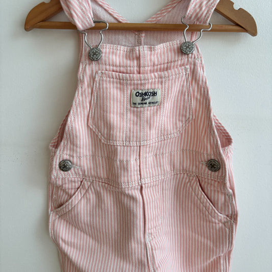 Soft Striped Overalls (2T)