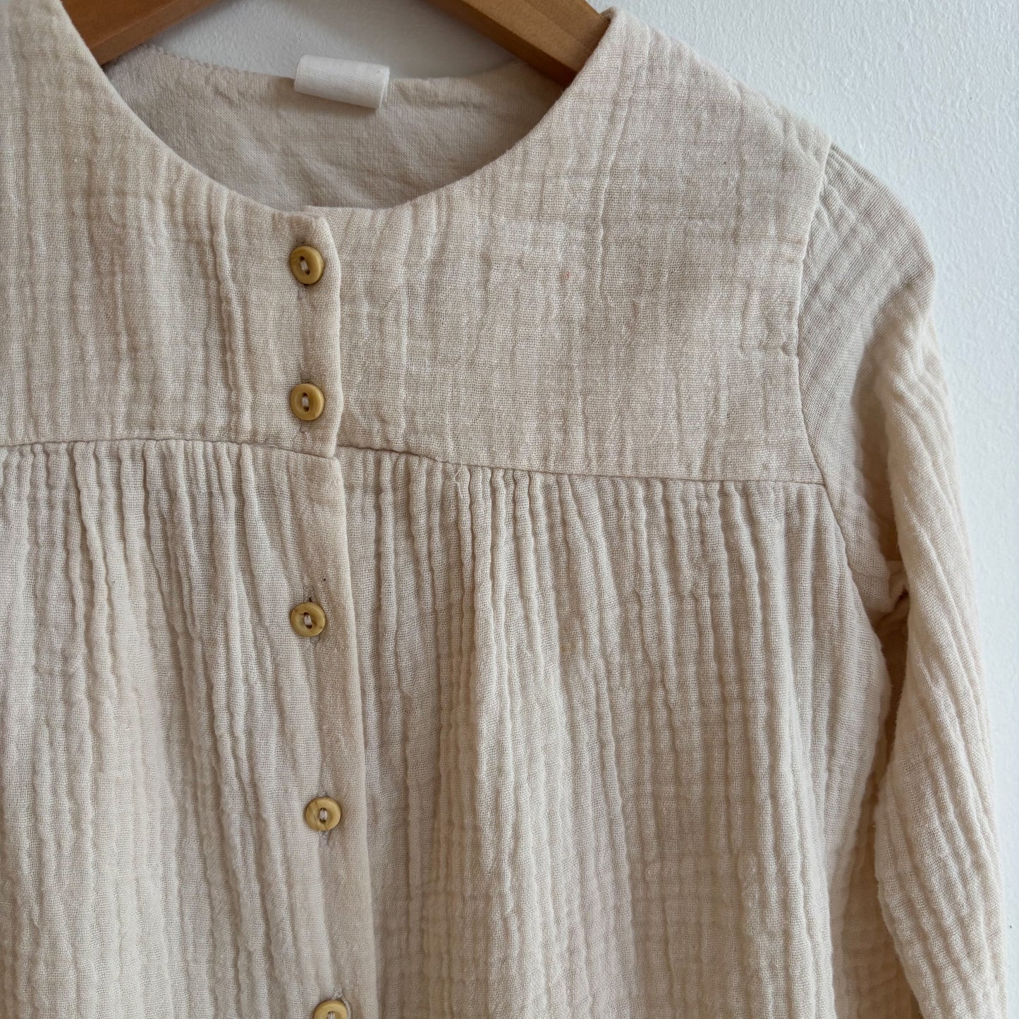 Cream Muslin Blouse (18-24M)