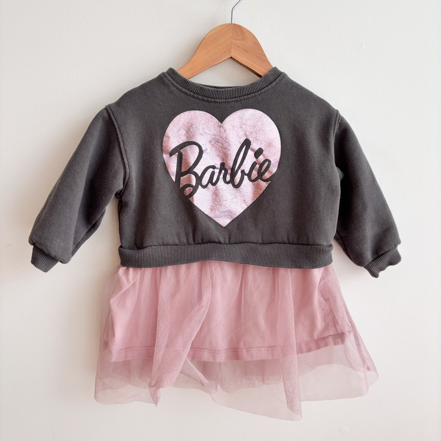 Barbie Sweatshirt Dress (12-18M)
