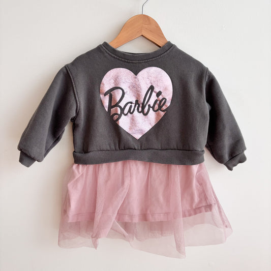 Barbie Sweatshirt Dress (12-18M)