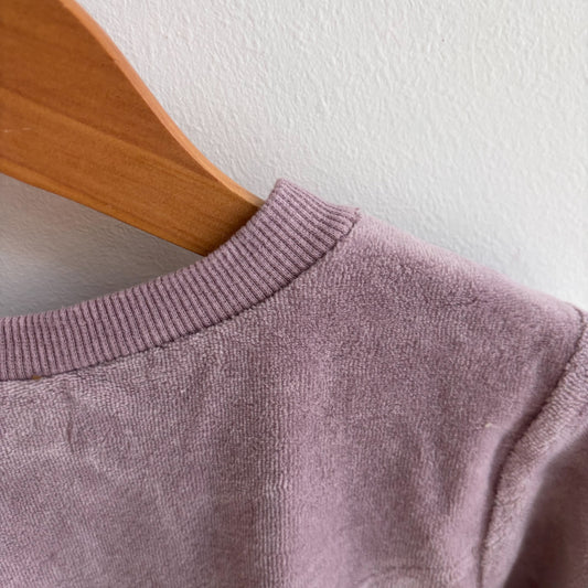 Purple Velour Sweatshirt (3T)