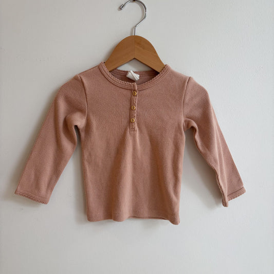Ribbed Long Sleeve Shirt (6-9M)