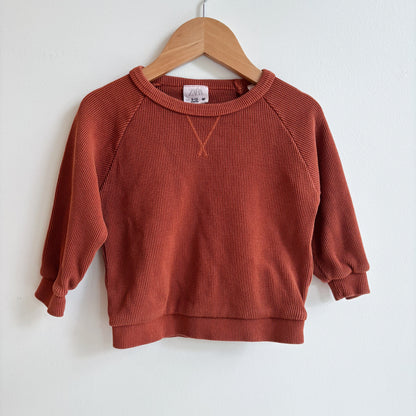 Rust Waffle Shirt (9-12M)