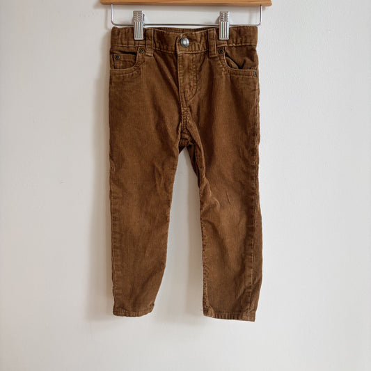 Brown Corduroy Pants (3T)