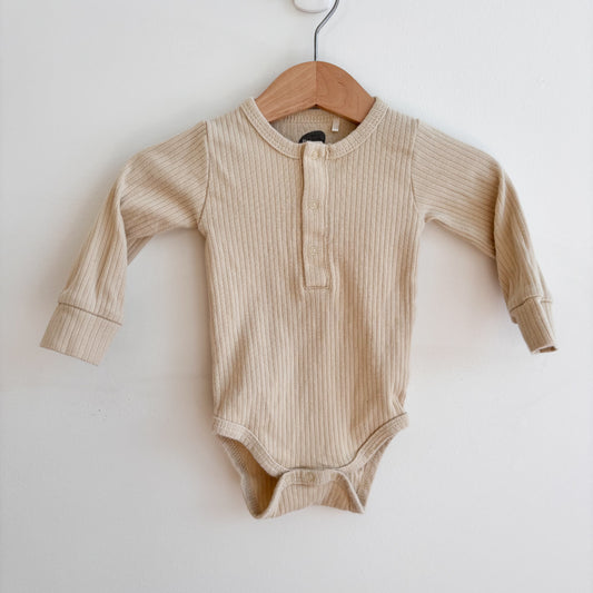 Organic Ribbed Bodysuit (0-3M)
