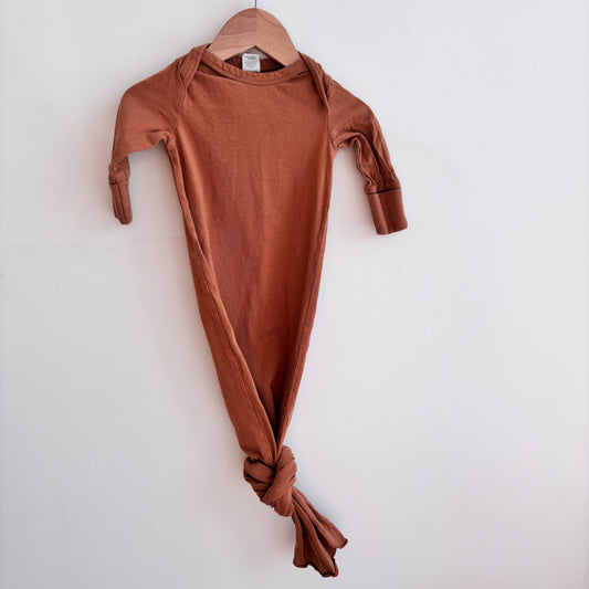 Organic Brown Sleep Gown (0-3M)