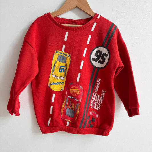 Red Car Sweatshirt (4Y)