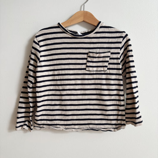Striped Pocket Long Sleeve (3T)